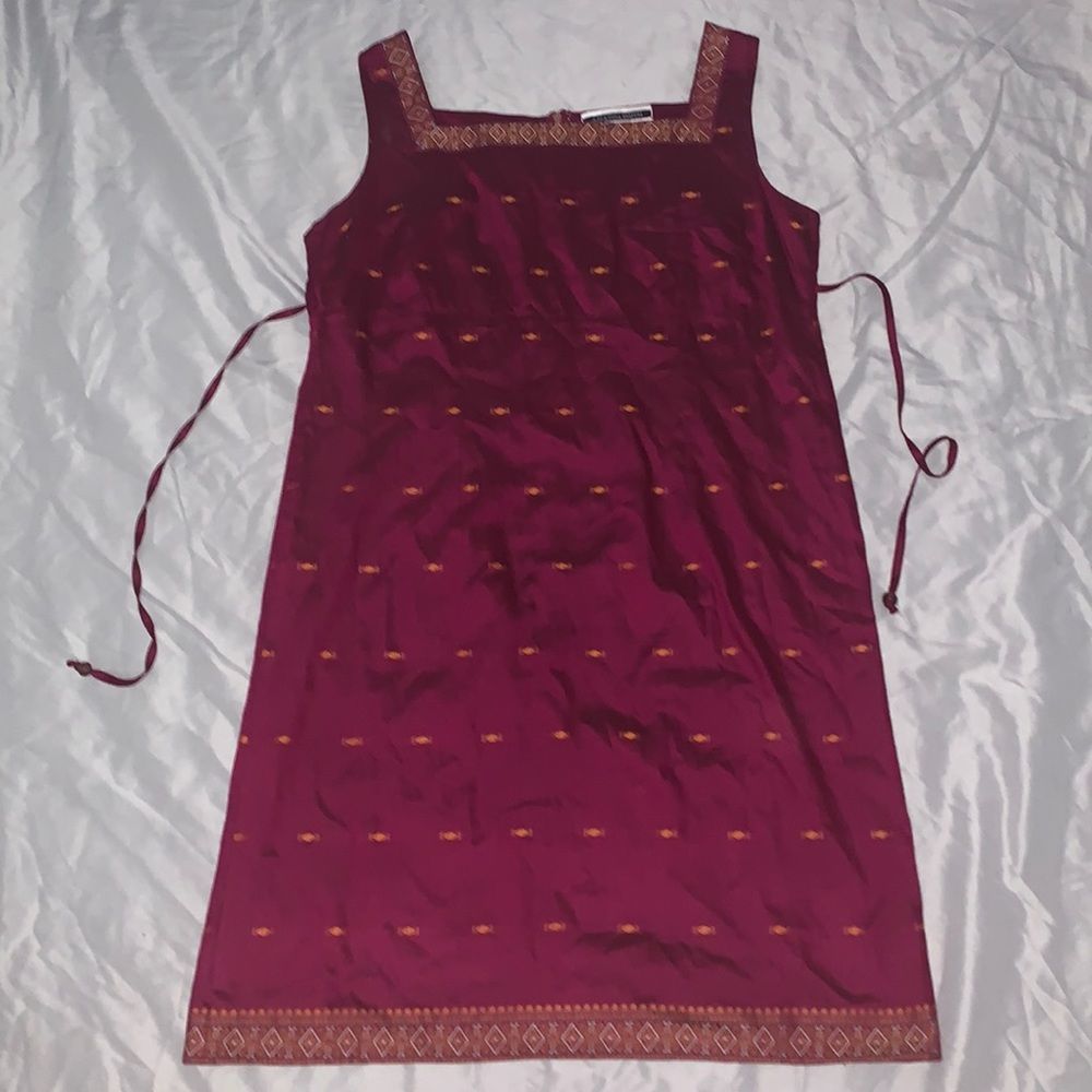 Amanda Smith Burgundy Dress